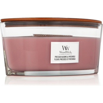 Pressed Blooms & Patchouli Loď (drvené kvety a pačuli) - Vonná sviečka